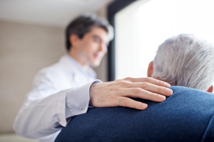doctor with patient