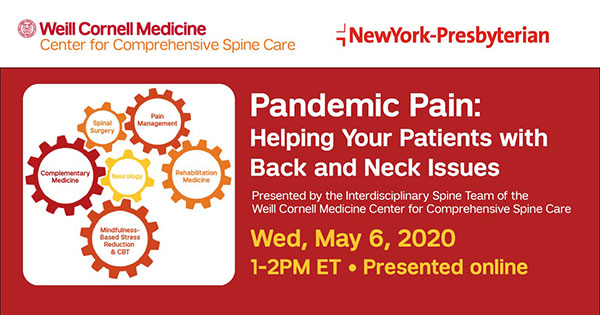 Pandemic Pain Webniar May 2020
